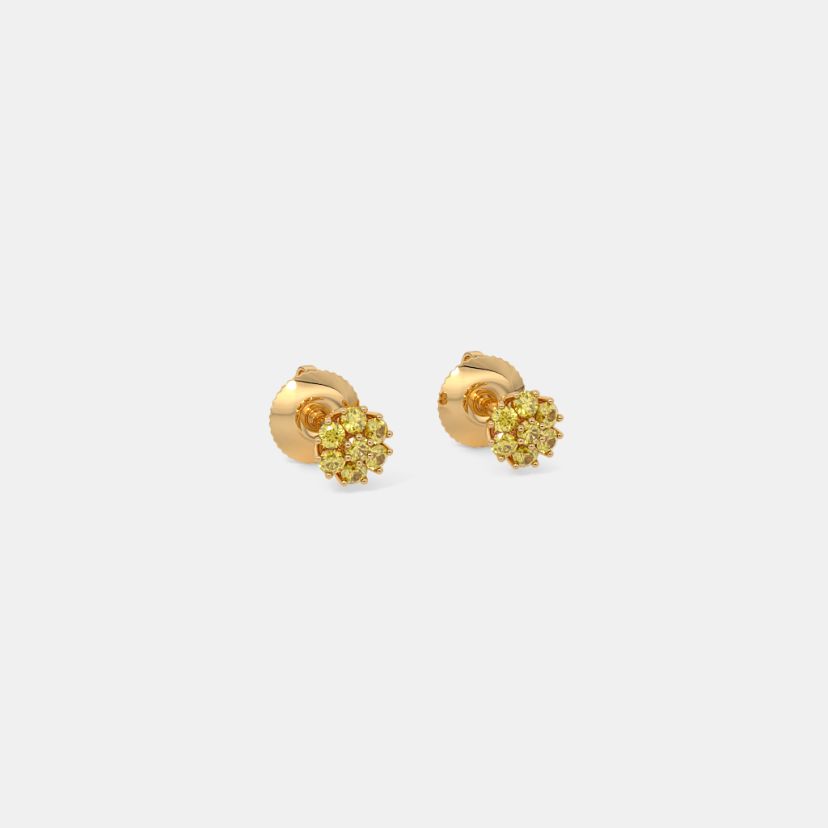 The Yellow Sapphire Azerbaijan Stud Earrings - image 6