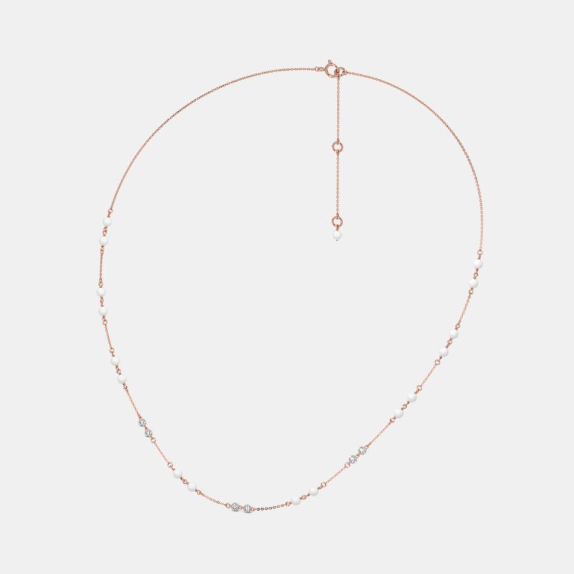 The Porce Halo Station Necklace - image 6