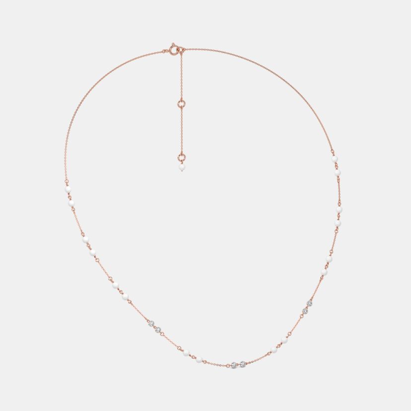 The Porce Halo Station Necklace - image 7