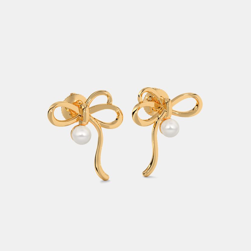 The Tiana Bow Stud Earrings - image 6