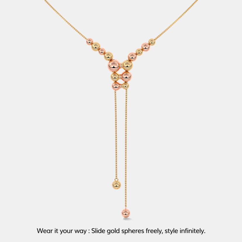 The Dynasty Gold Slider Necklace - image 4
