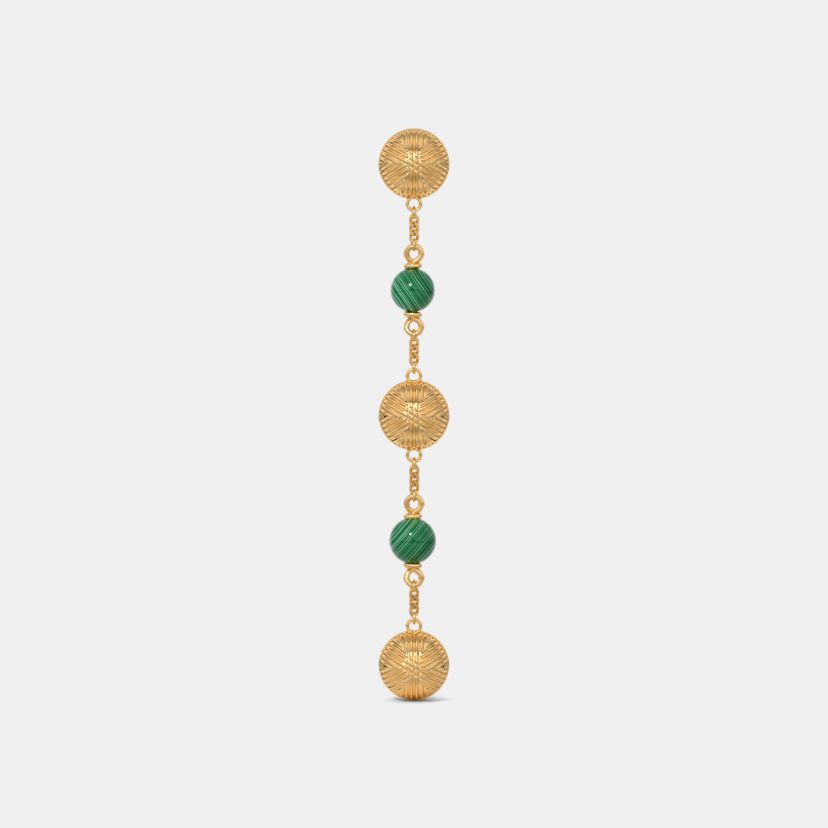 The Malachite Muse Dangler Earrings - image 4