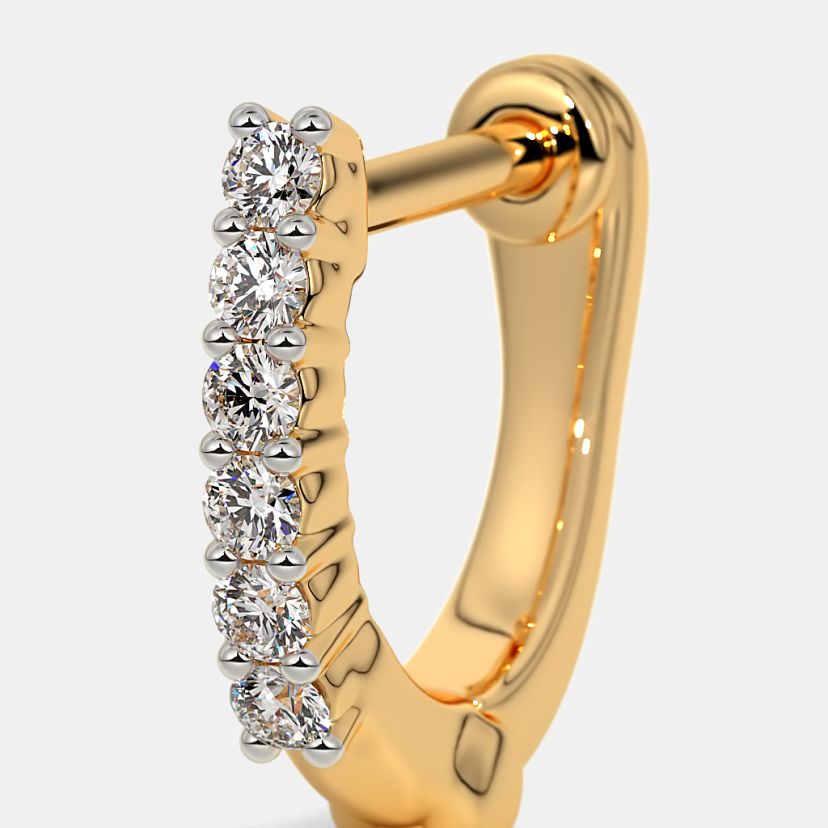The Malani Multi Pierced Hoop Earrings - image 4