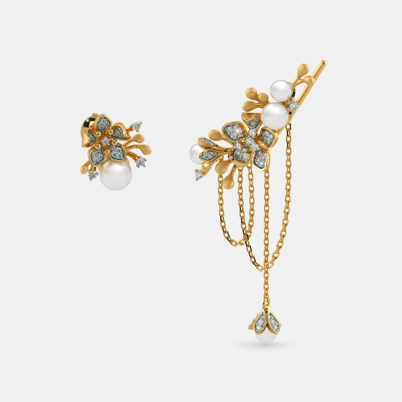 The Winter Plum Mismatch Earrings - image 1