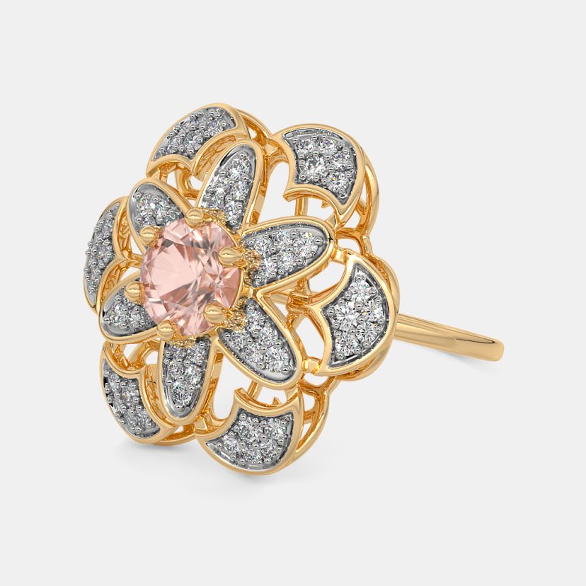 The Zinnia Rose Cocktail Ring - image 7