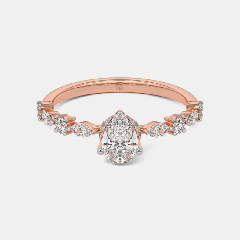 The Luna E Stelle Solitaire Ring - image 7