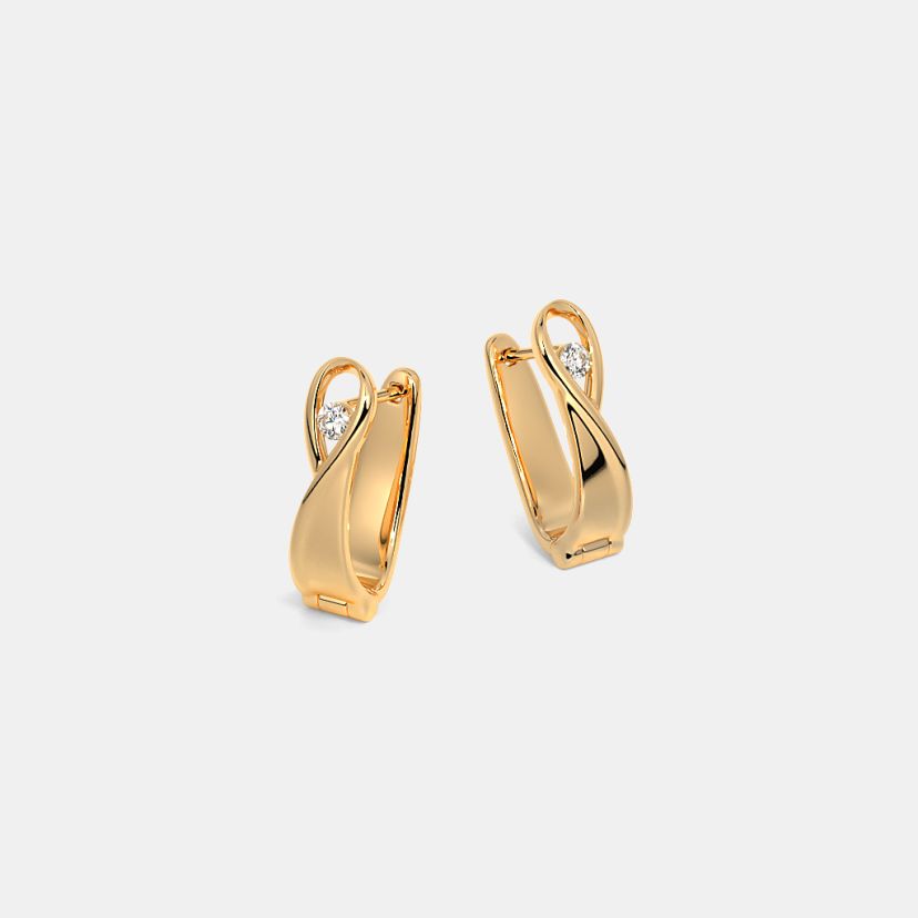 The Pelagia Huggie Earrings - image 6