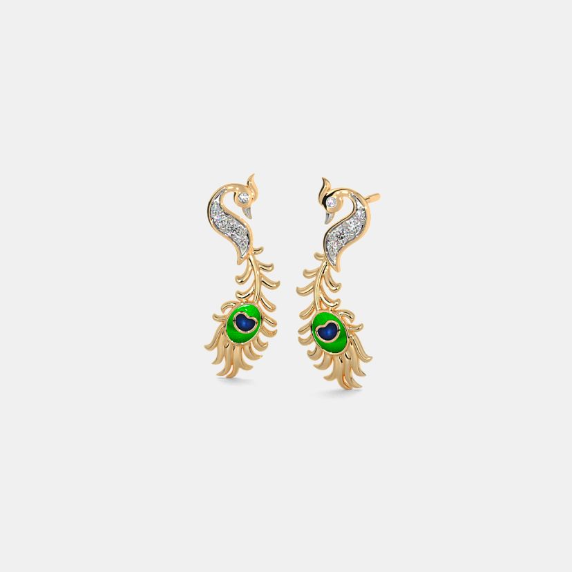 The Majestic Feather Earrings - image 1