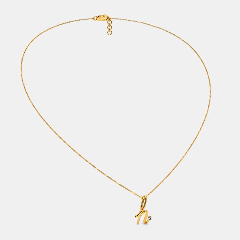 The Cursive H Necklace - image 6