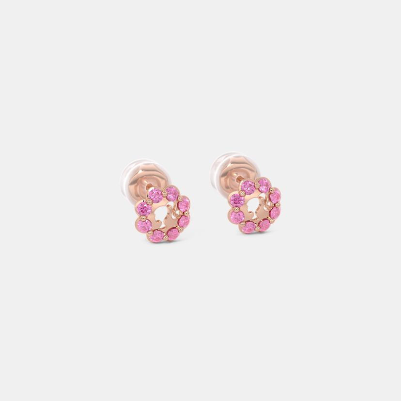 The Pink Sparkle Kids Stud Earrings - image 4