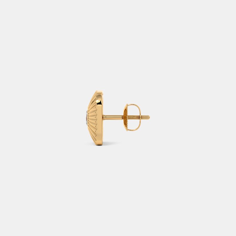 The Princess Love Solitaire Stud Earrings - image 9