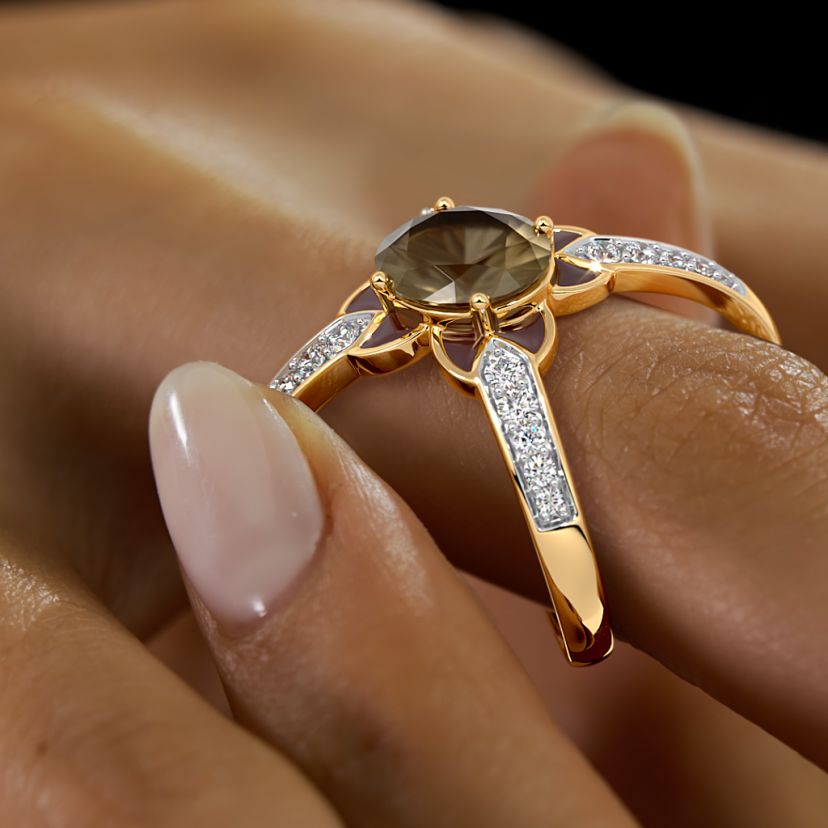 The ChocoLuxe Mosaics Cocktail Ring - image 5