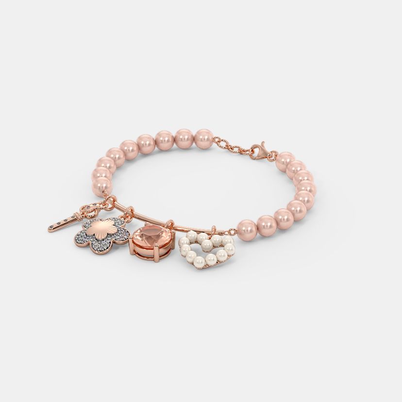 The Pearly Heart Charm Bracelet - image 4