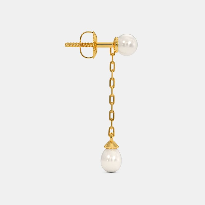 The Pearl Essence Dangler Earrings - image 7