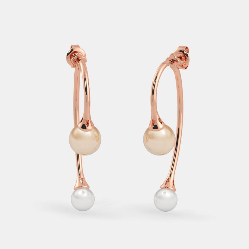 The Mukta Front Back Earrings - image 1