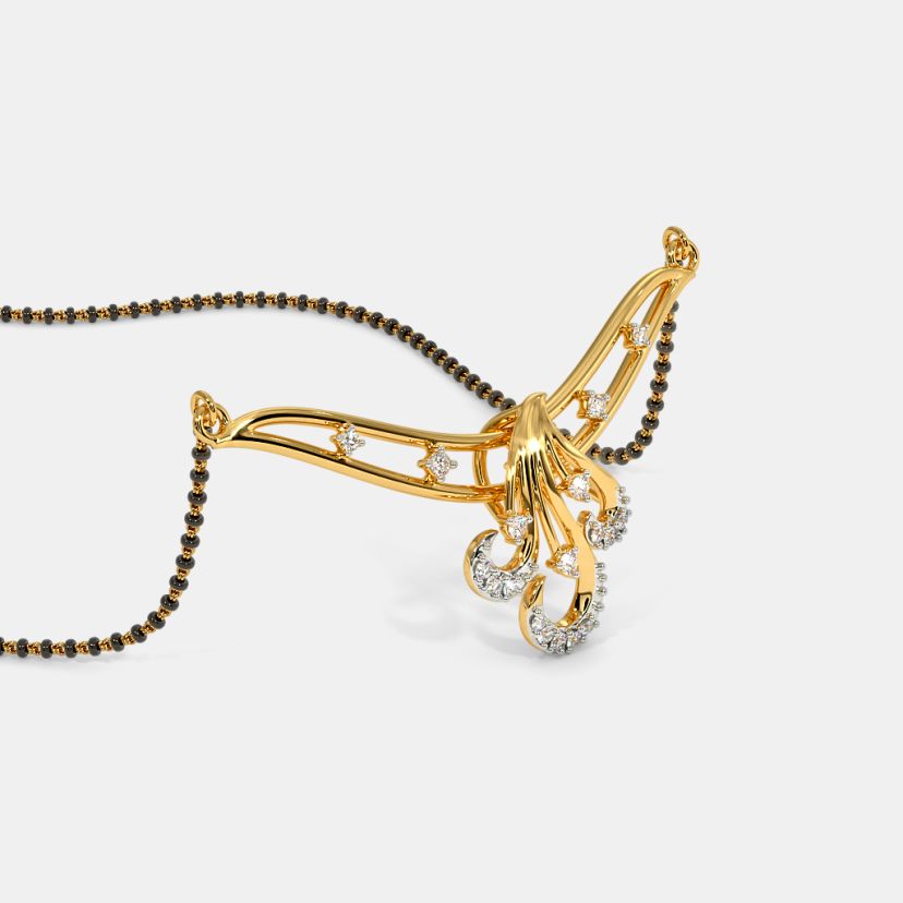 The Mahika Convertible Mangalsutra Pendant - image 10