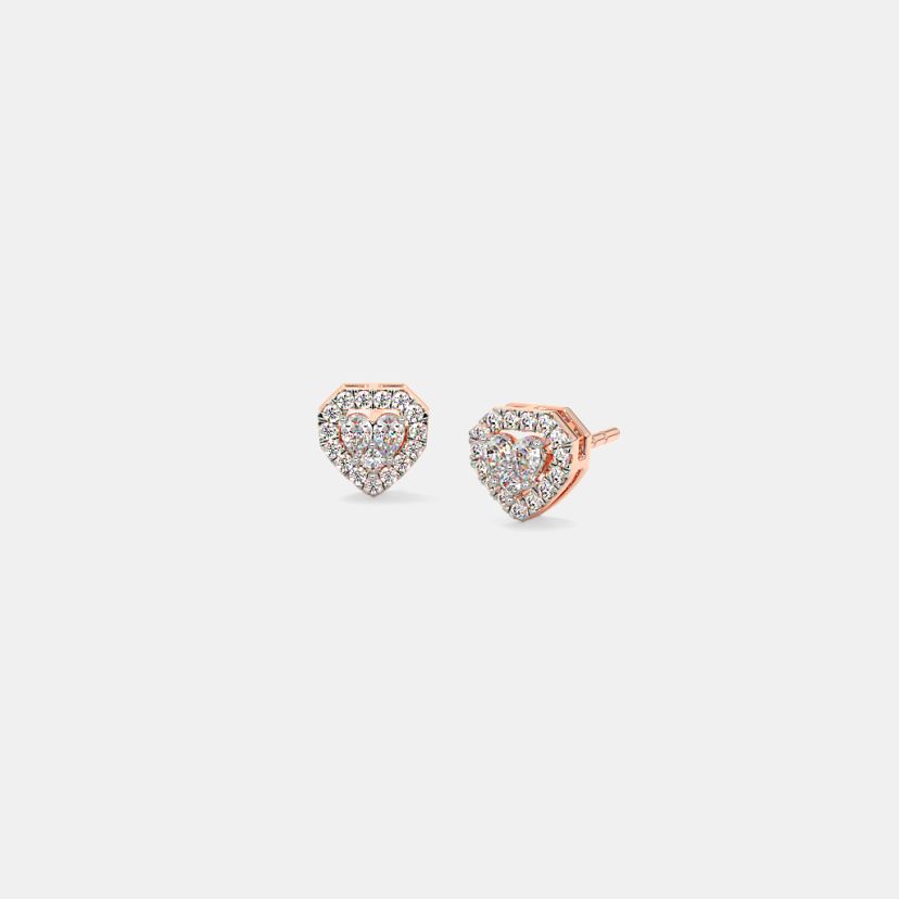 The Combiheart Stud Earrings - image 1