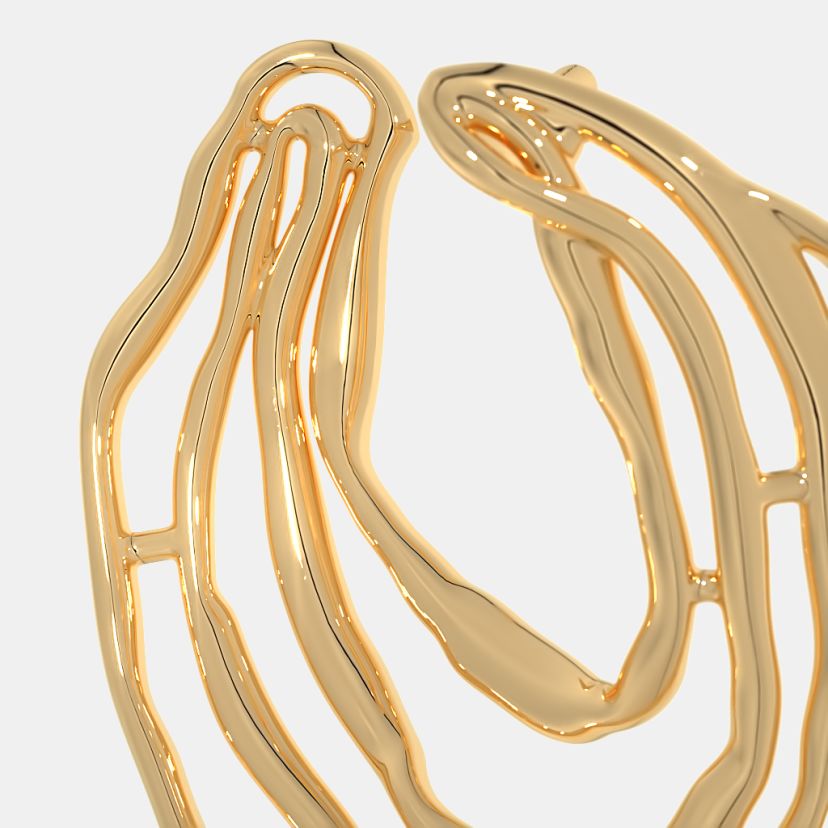 The Pyrralion Orange Peel Earrings - image 4