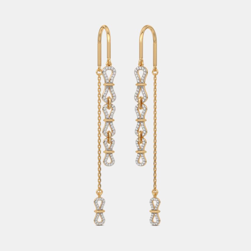 The Kavelle Sui Dhaga Earrings - image 1
