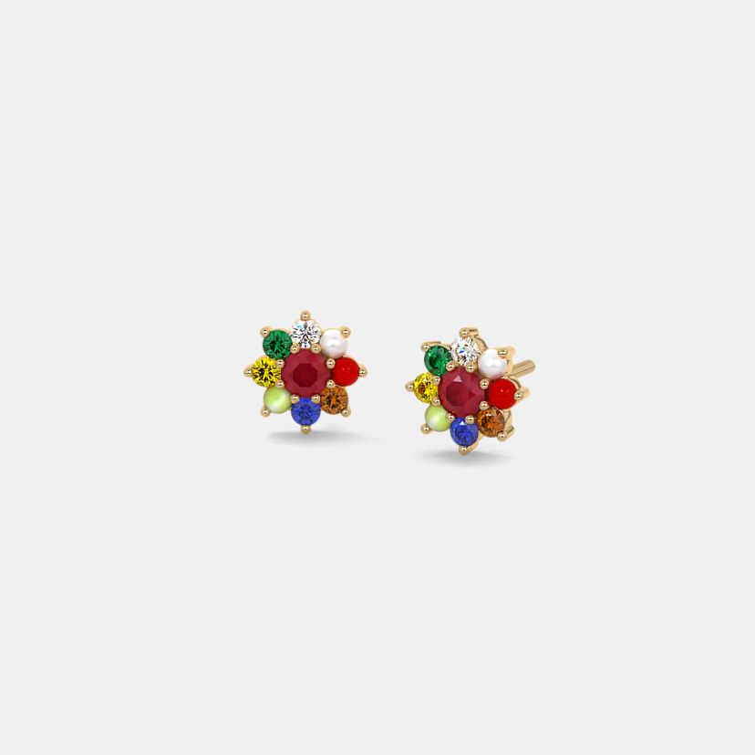 The Pushpanjali Earrings - image 1