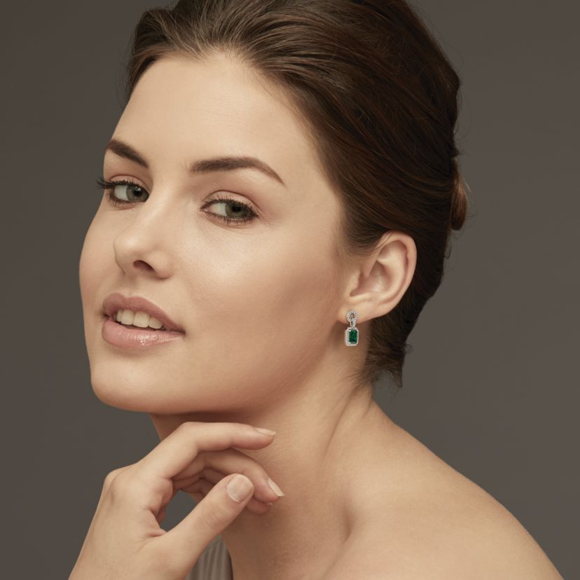 The Neelanchal Sundari Drop Earrings - image 3