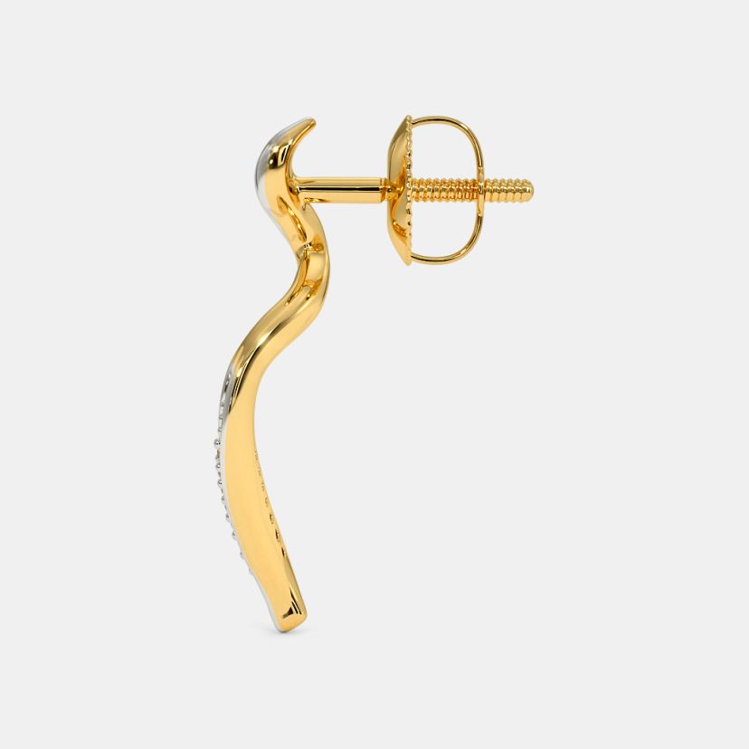 The Twirly Ribbon Stud Earrings - image 5