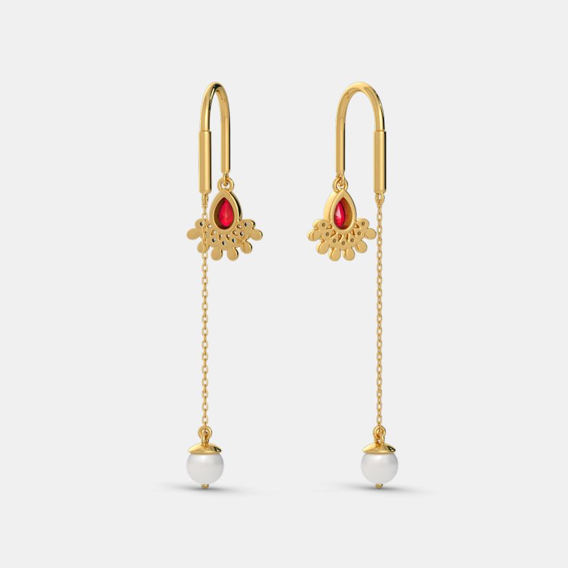 The Aureate Sui Dhaga Earrings - image 8