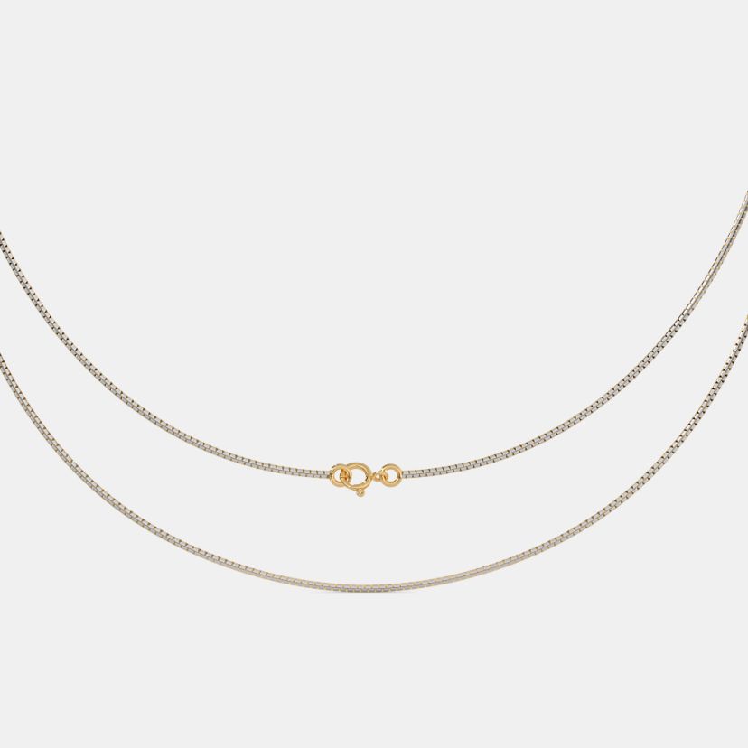 Buy Unisex's Plain Gold/Platinum Chains Designs Online BlueStone