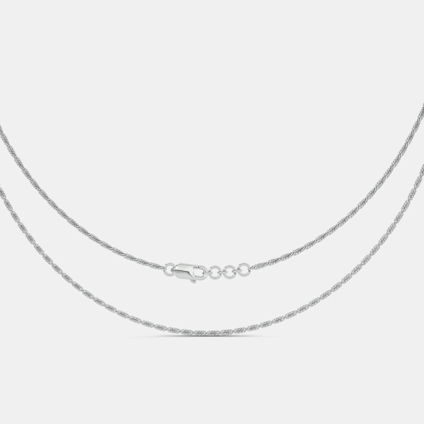 Platinum chain for girl with price discount