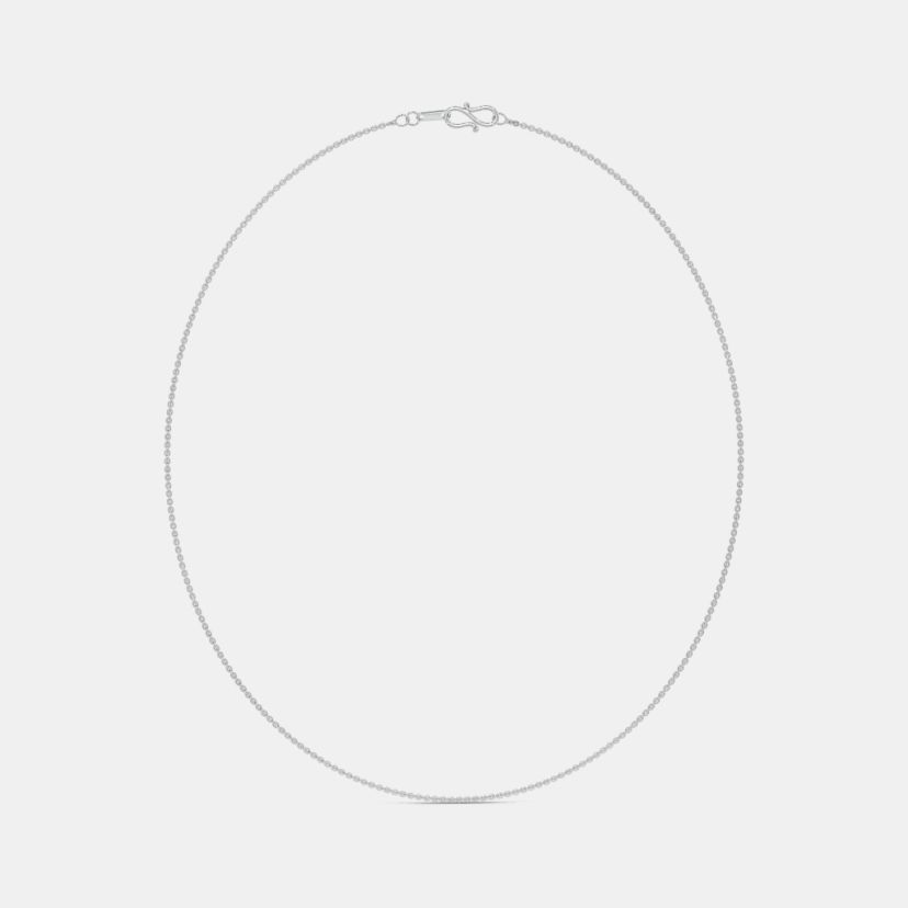 The Odelia Platinum Chain - Angle View 2