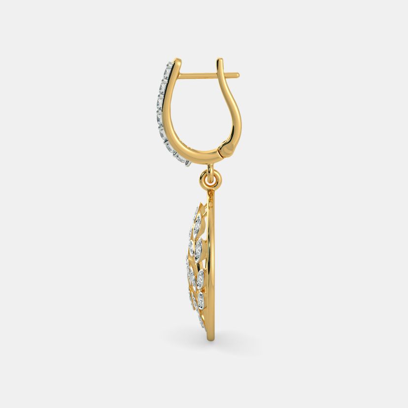The Cordial Leaves Hoop Earrings - image 4