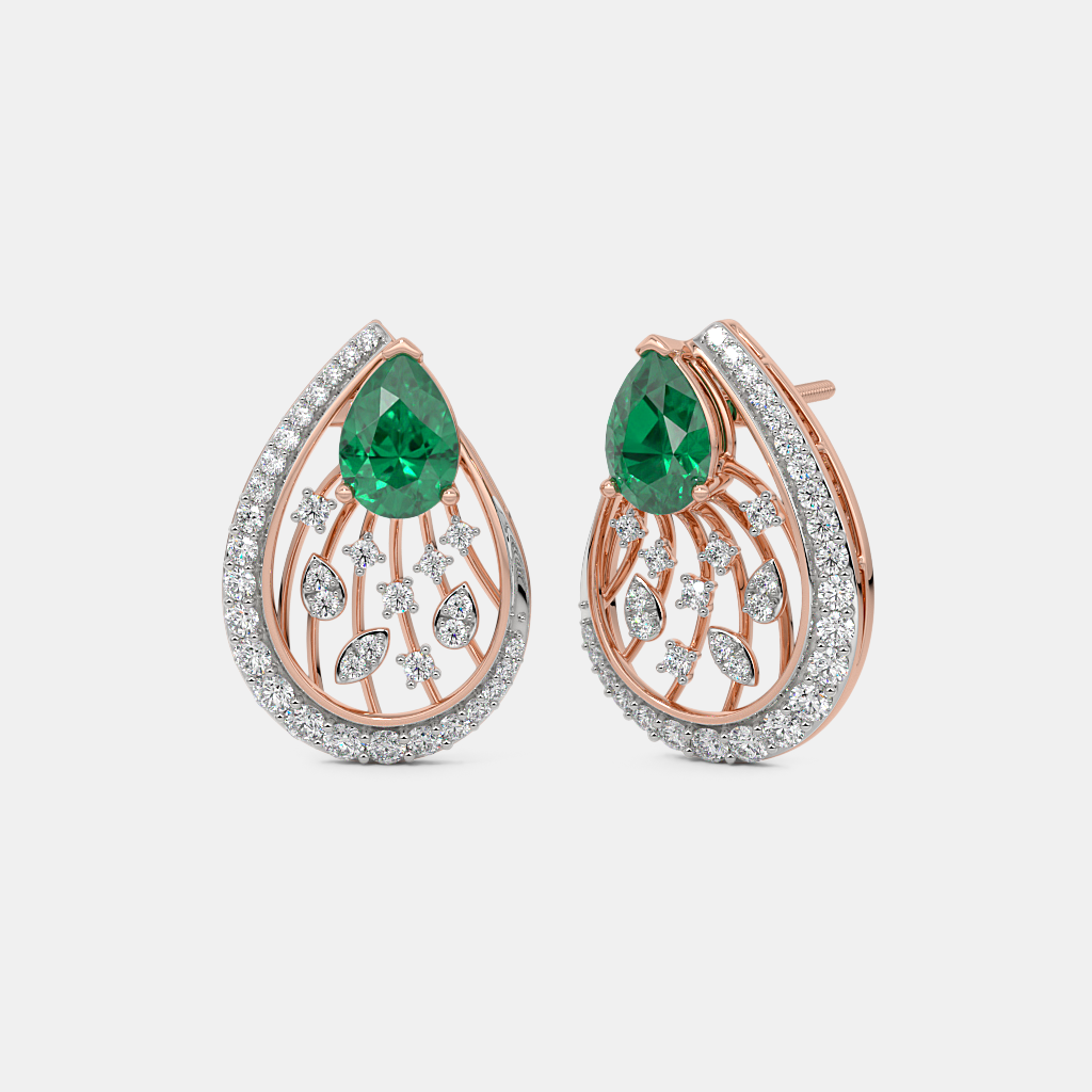 The Pavone Stud Earrings