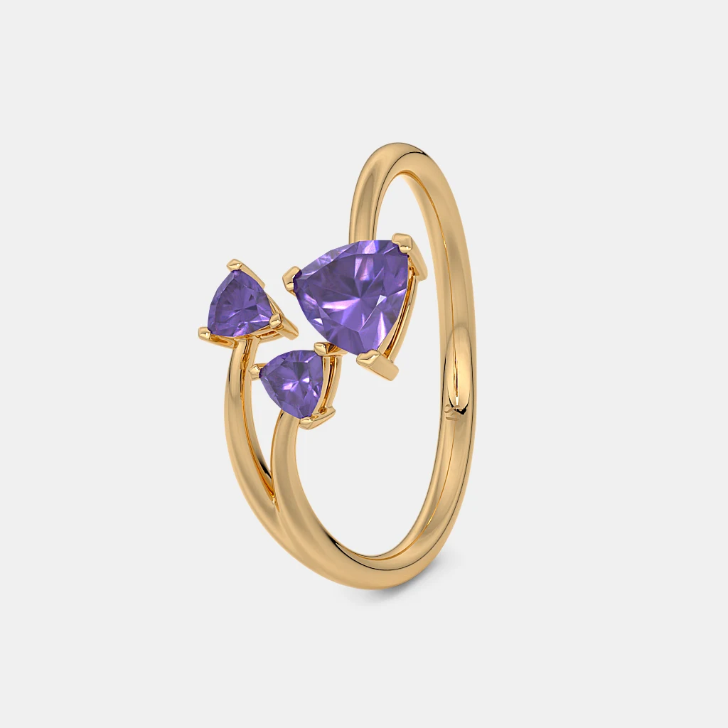 The Modern Triad Ring alternate view 1