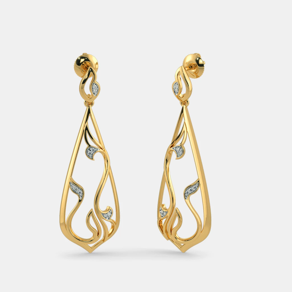 The Zahra Drop Earrings | BlueStone.com
