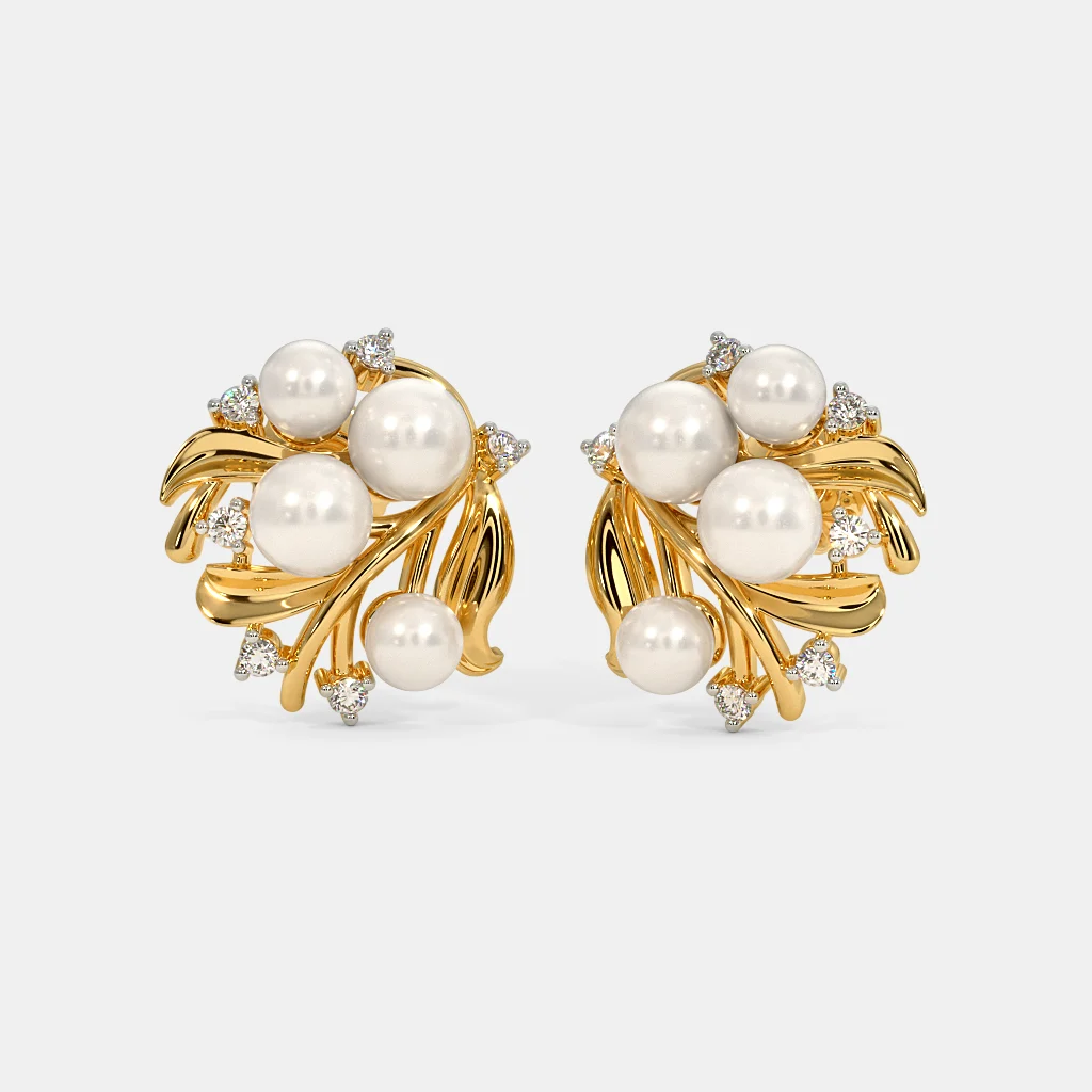 The Aurelia Stud Earrings | BlueStone.com