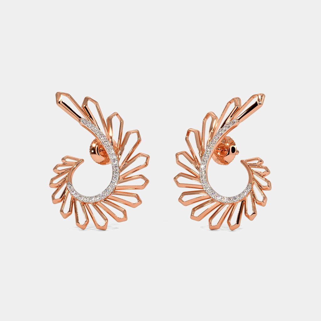 The Kaden Hoop Earrings | BlueStone.com