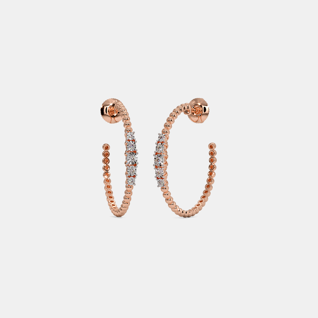 The Ayline Hoop Earrings | BlueStone.com