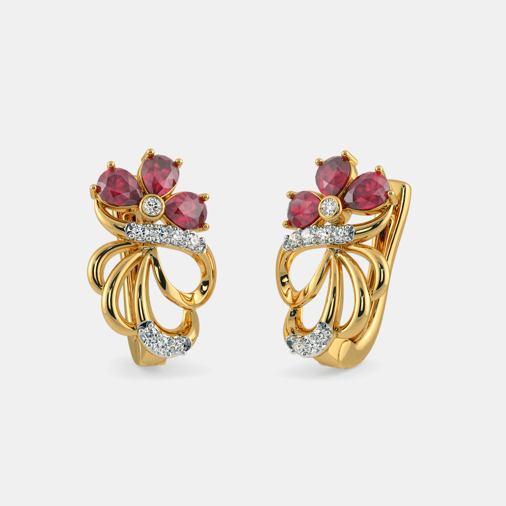 The Bertha Hoop Earrings | BlueStone.com