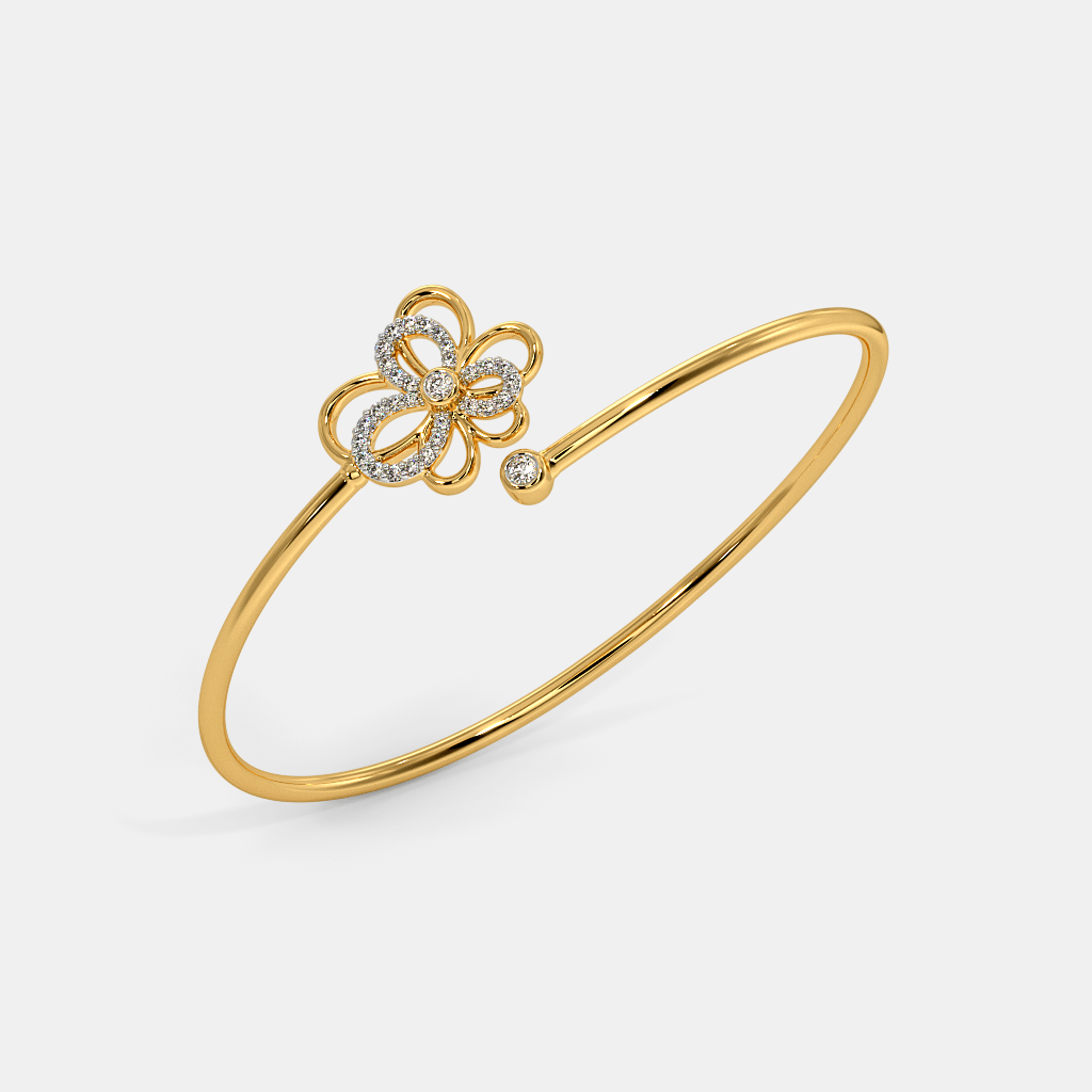 The Geovana Twister Bangle | BlueStone.com