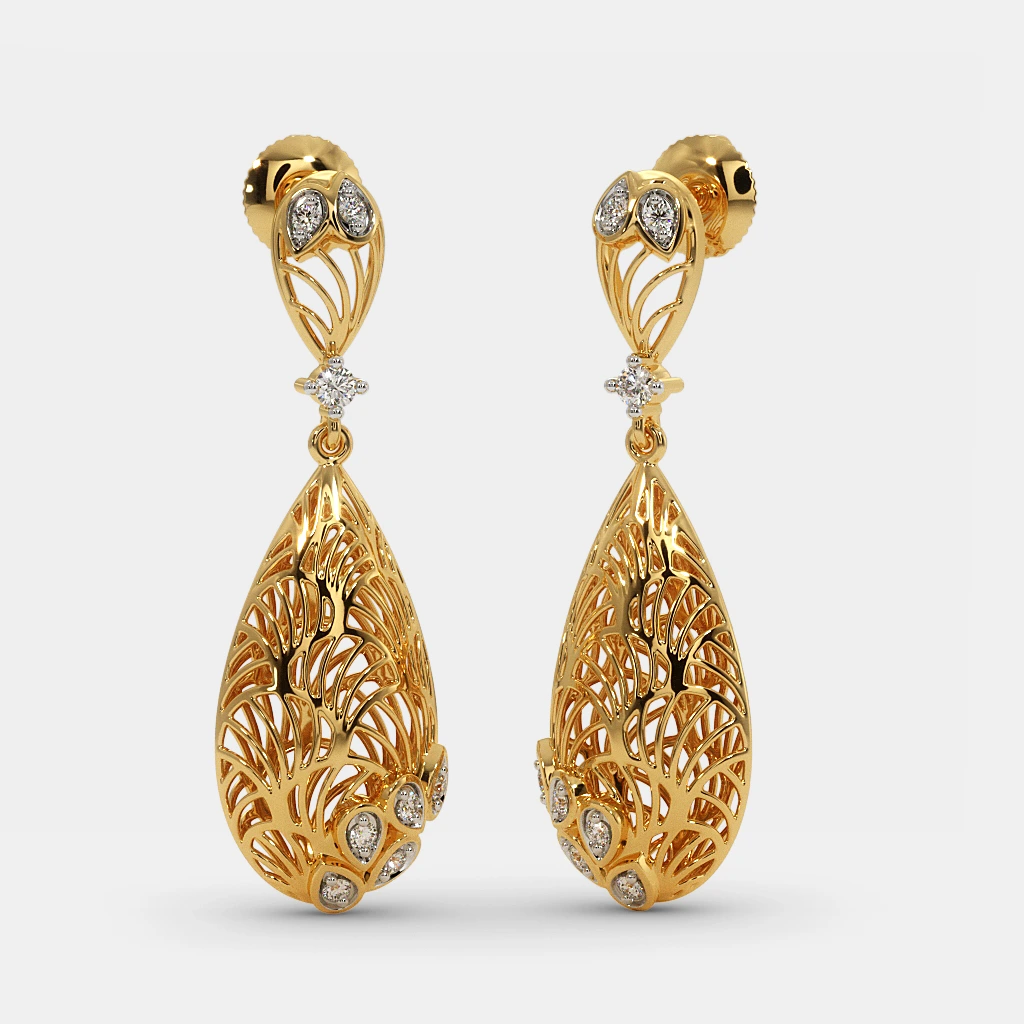 The Abir Drop Earrings | BlueStone.com