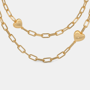 The Maelie Heart Layered Necklace - thumb 3