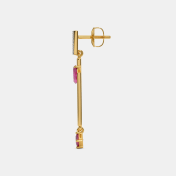 The lovanna Mismatch Drop Earrings - thumb 6