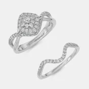 The Eldon Bridal Ring Set - thumb 7