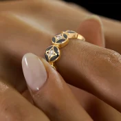 The Astral Noir Band Ring - thumb 6