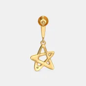 The 5 Point Star Drop Earrings - thumb 5