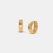 The Vivaciously Designed Huggie Earrings - thumb 1