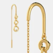 The Sleek Ringlet Sui Dhaga Earrings - thumb 9