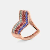 The Chevv Chevron Ring - thumb 1