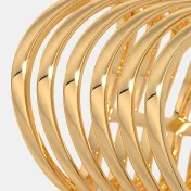 The Golden Strata Chevron Ring - thumb 4