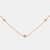 The Bola Delicada Station Necklace - thumb 4